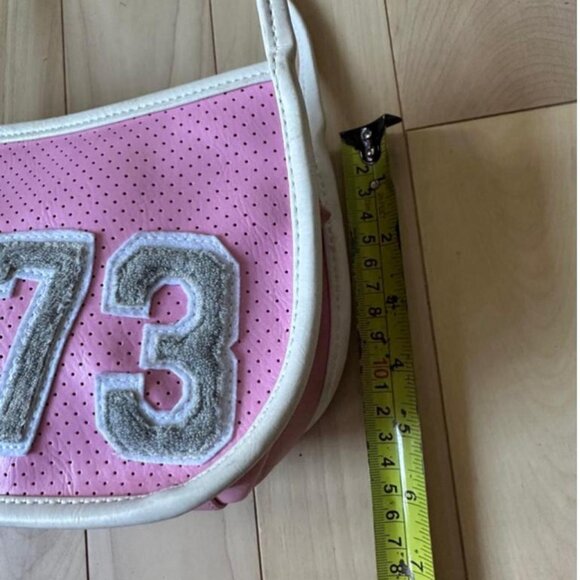 Vintage Y2K Roots mini shoulder bag in pastel pink - Picture 5 of 7